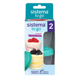 M&S Sistema Yoghurt To Go Food Storage Containers- Buy online at McGrocer