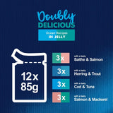 Felix wet cat food ocean recipes in jelly 12 x 85g - British product