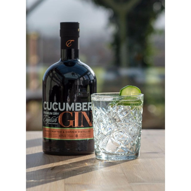English Drinks Company cucumber gin 70cl - British product