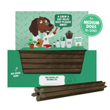 Denzel's medium dog dental chews with peanut butter, peppermint, and parsley, 28x30g pack - British product