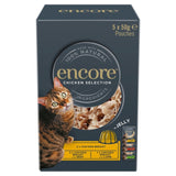 M&S Encore Cat Pouch Chicken in Jelly Variety Pack Wet Cat Food 5 x 50g- Buy online at McGrocer