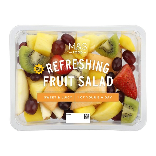 M&S fruit salad selection 550g, imported from the UK