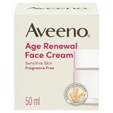 M&S Aveeno Age Renewal Anti-Age Face Cream for Sensitive Skin 50ml- Buy online at McGrocer