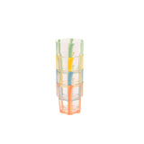 Summerhouse Portofino stripe picnic tumblers set of 4 - British product