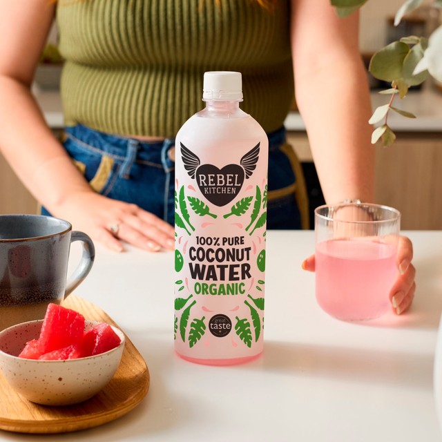 Rebel Kitchen coconut water organic 750ml imported from the UK