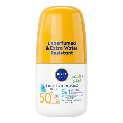 M&S NIVEA SUN Kids Sensitive Protect SPF 50+ Sun Lotion Roll On- Buy online at McGrocer