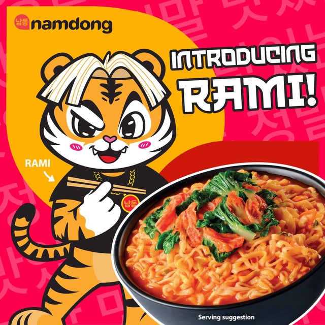 Namdong Kimchi Jjigae instant noodle block 120g, imported from the UK