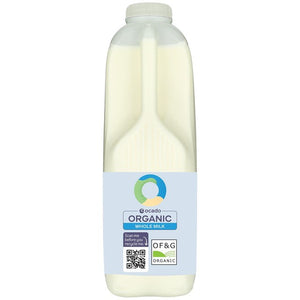 Ocado Organic British Whole Milk 2 Pints