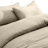 M&S bedding set double light cream (British brand)