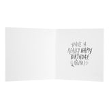 M&S Best Mum Ever birthday card 15cm square, imported from the UK