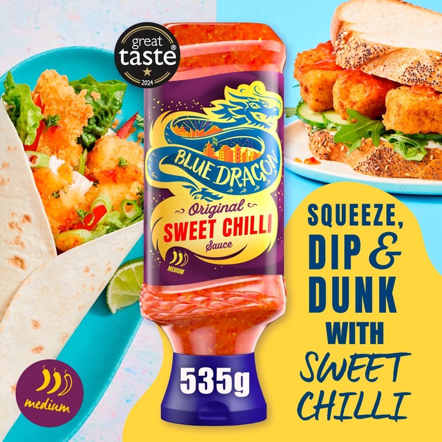 Blue Dragon sweet chilli dipping sauce 535g - British product