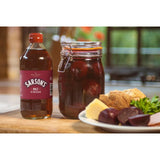 Sarson's original malt vinegar brewed in wooden vats (British brand)