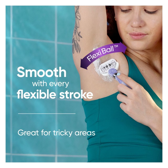 Gillette Venus Extra Smooth Swirl razor blades 3 pack, UK version