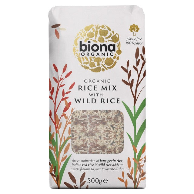 Biona organic wild rice mix 500g - British product