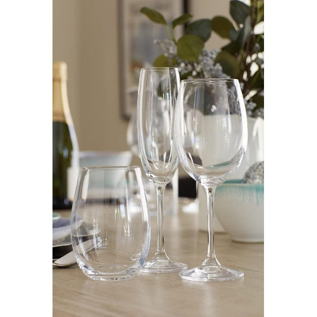 Mikasa Treviso stemless wine glasses 350ml, imported from the UK