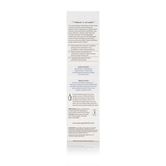 Percy & Reed hair primer 75ml, imported from the UK