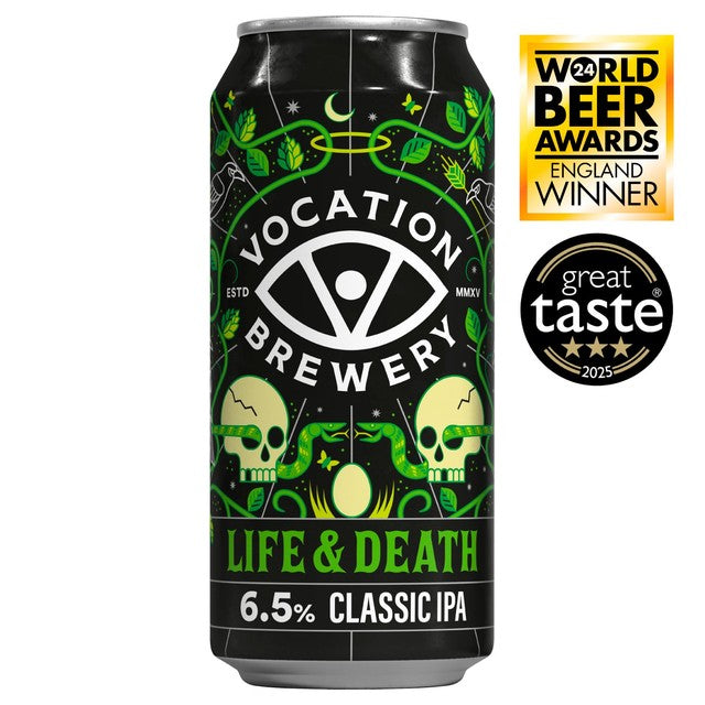 Vocation Brewery Life & Death Classic IPA 440ml, UK version