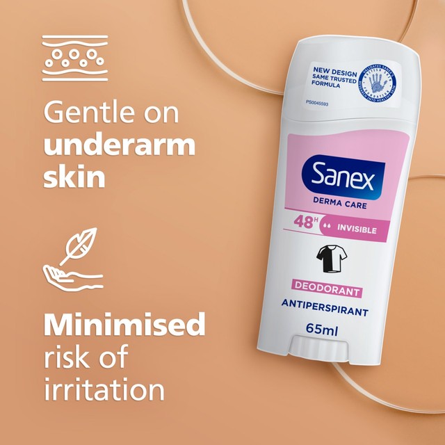 Sanex invisible dry deodorant stick 65ml (British brand)
