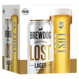 BrewDog Lost Lager beer 4 x 440ml - British product