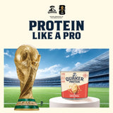 Quaker High Protein Original porridge pot 49g, imported from the UK
