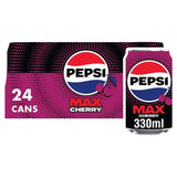 M&S Pepsi Max Cherry Sugar Free Cola 24 x 330ml- Buy online at McGrocer