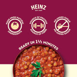 Heinz harissa chickpeas 250g with lemon and garlic, UK version
