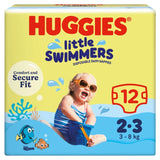M&S Huggies Little Swimmers Swim Nappies, Size 2-3 (3-8kg)- Buy online at McGrocer