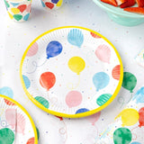 Talking Tables balloon paper party plates 23cm (British brand)