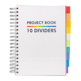 M&S Pukka Pads White Project Book with 10 Dividers B5- Buy online at McGrocer