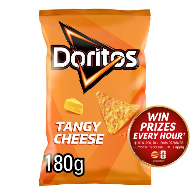 Doritos tangy cheese tortilla chips 180g - British product