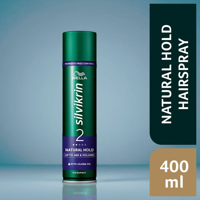 Silvikrin Natural Hold hairspray 400ml (British brand)