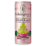 M&S Folkington's Rhubarb & Apple Presse Sparkling Fruit Drink 250ml- Buy online at McGrocer