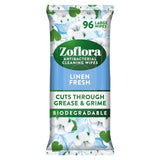 Zoflora Linen Fresh antibacterial wipes 96 pack (British brand)