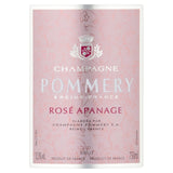 Pommery Apanage Rose Champagne NV 75cl, imported from the UK