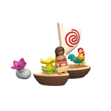 Playmobil Junior Aqua Disney Moana's Sail Boat toy, imported from the UK