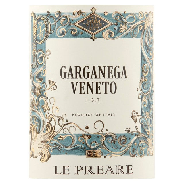 La Preare Garganega white wine 75cl, UK version