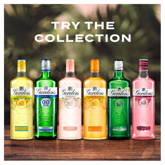 Gordon's white peach gin 70cl, UK version
