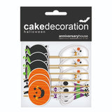 M&S Anniversary House Fun Halloween Cupcake Toppers Cake Topper Picks 12 per pack- Buy online at McGrocer