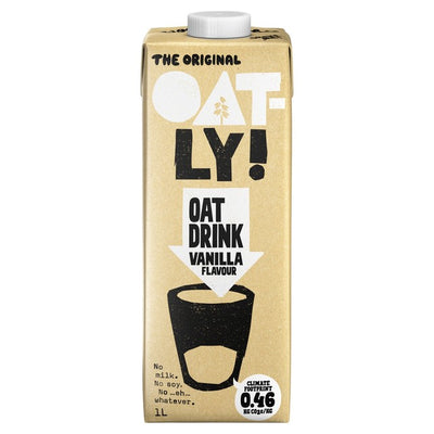 M&S Oatly Oat Drink Vanilla Long Life Milk Alternative 1L- Buy online at McGrocer