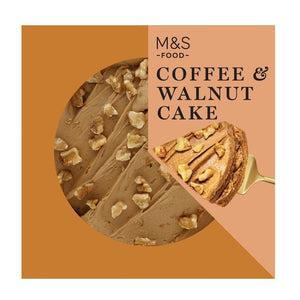 M&S Colombian Coffee and Walnut Sponge Cake 425g