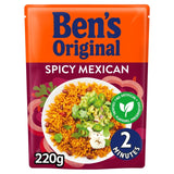Ben's Original Spicy Mexican microwave rice 220g - British product