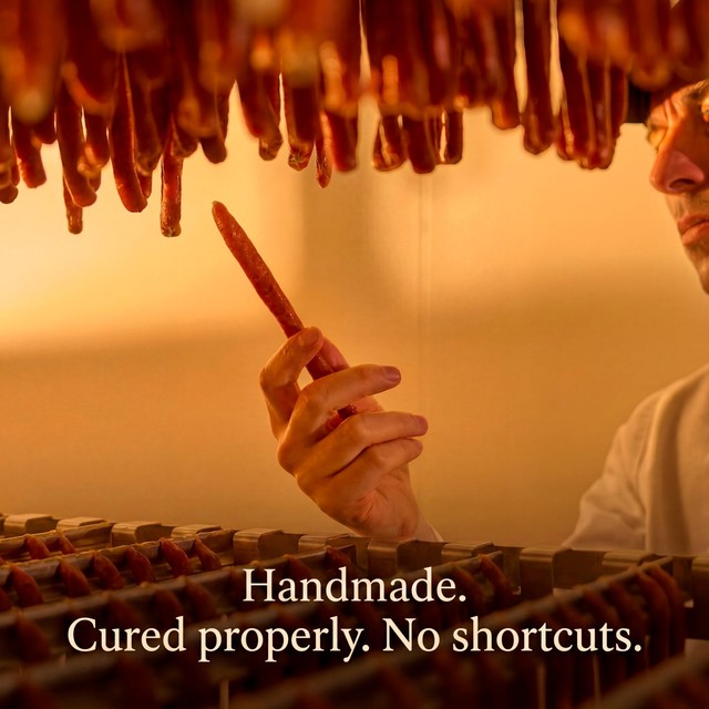 Serious Pig spicy salami snacks 30g (British brand)