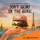 St Pierre seeded brioche burger buns 4 pack (British brand)
