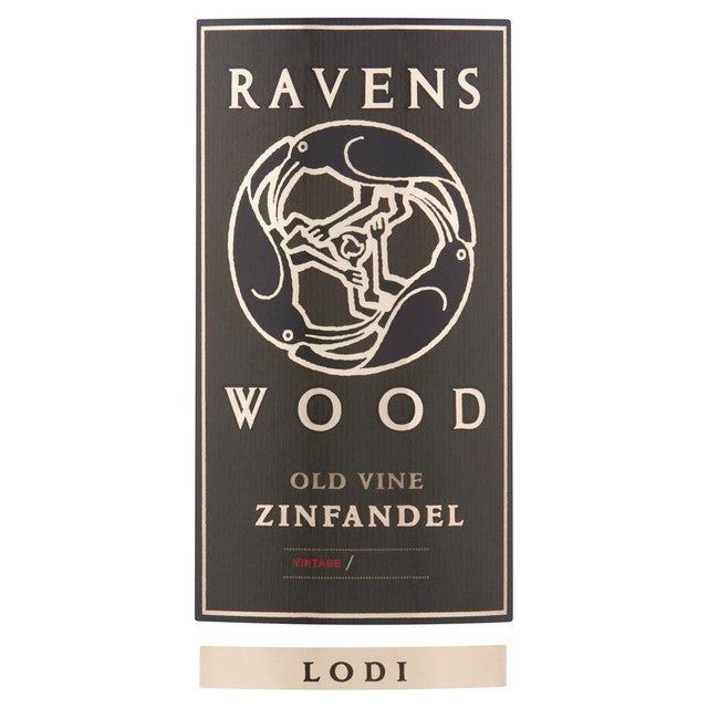 Ravenswood Old Vine Lodi Zinfandel red wine 75cl, imported from the UK