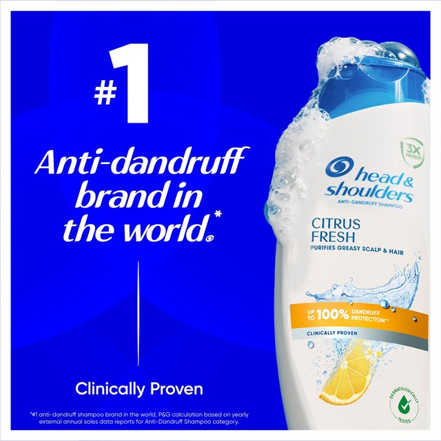 Head & Shoulders Citrus anti-dandruff shampoo 400ml, UK version