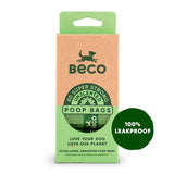 Beco Pets Unscented Dog Poop Bags 60 per pack - British product
