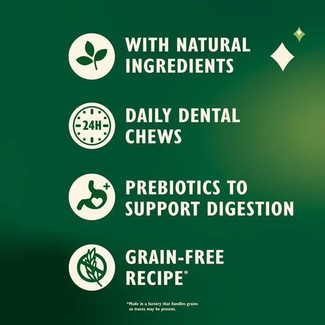 Lily's Kitchen Woofbrush Gut Health dog dental treats 7x47g, UK version