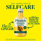 Plenish Apple and Ginger Shots 420ml, imported from the UK