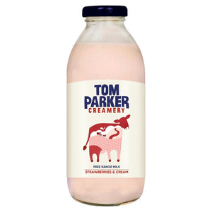 Tom Parker Creamery Strawberries & Cream Flavoured Milk 500ml
