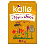 M&S Kallo Veggie Thins Mixed Seeds Crackers 100g- Buy online at McGrocer